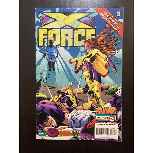 X-Force: Mixed Lot of No. 6, 58, & 60 Marvel Comics (1992 & 96) - Picture 4 of 9
